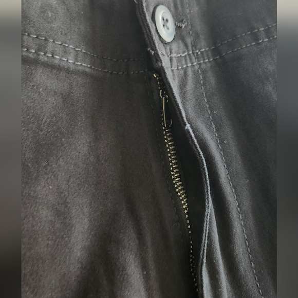 🩳 George Men’s Black Cargo Shorts – Size 44, NWT, 10” Inseam, Comfort Flex - Picture 12 of 14